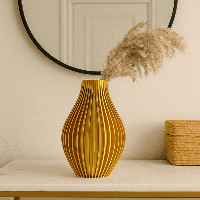 Modern Accent Vase for Flower Displays - Eres Vase - Image 2