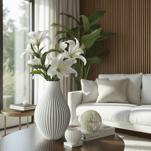 Modern Accent Vase for Flower Displays - Eres Vase