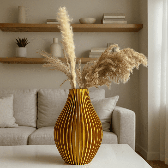 Modern Accent Vase for Flower Displays - Eres Vase - Image 7