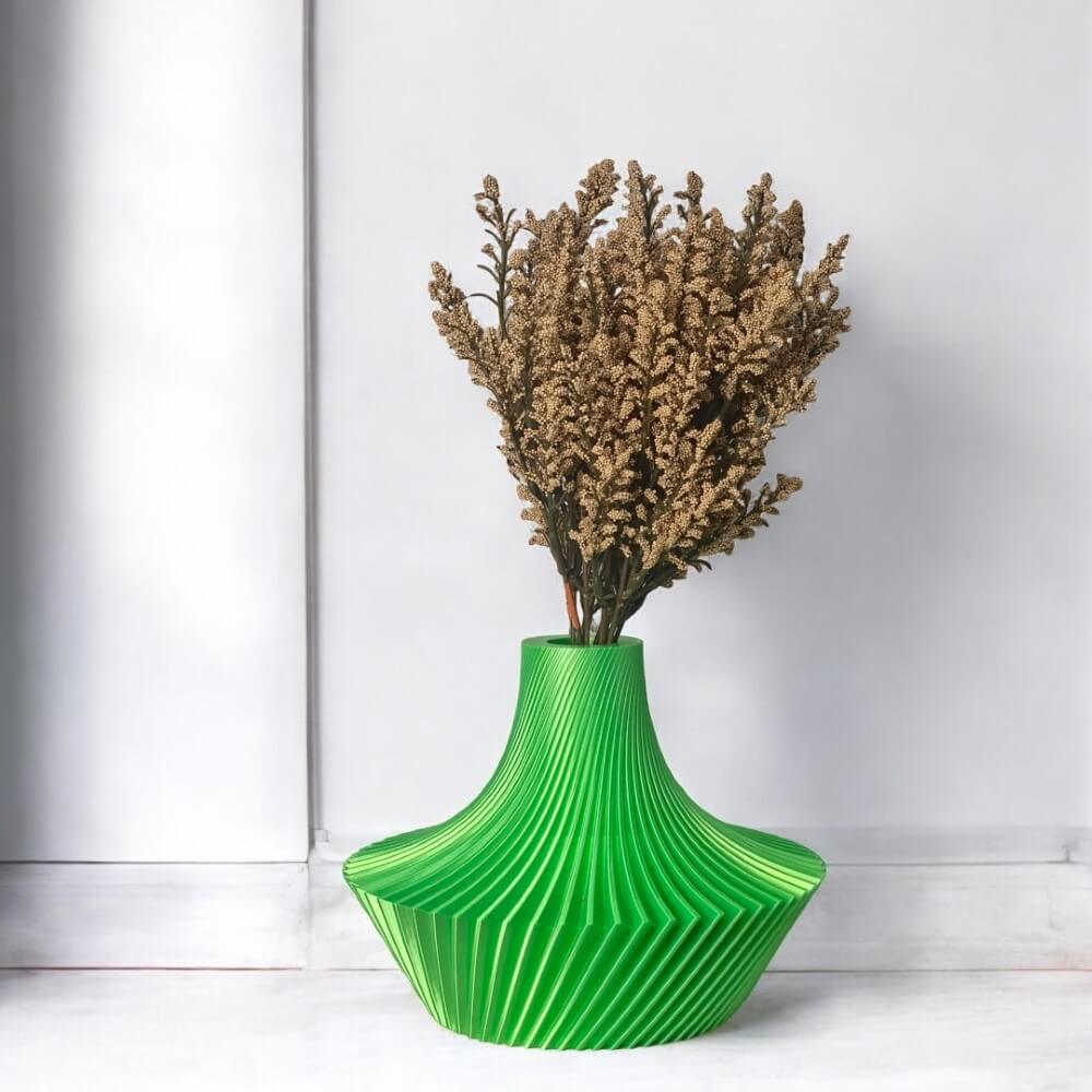 Sleek Vase for Stylish Living Room Decor - Kitan Short Vase - Image 8