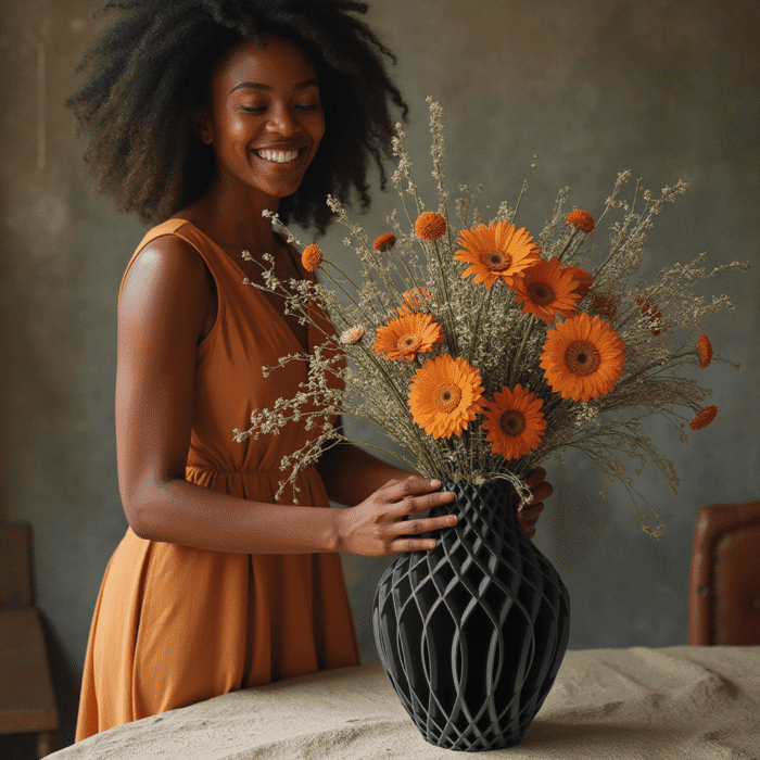 Stunning Modern Vase with Artistic Ingenuity – Vika Vase - Image 3