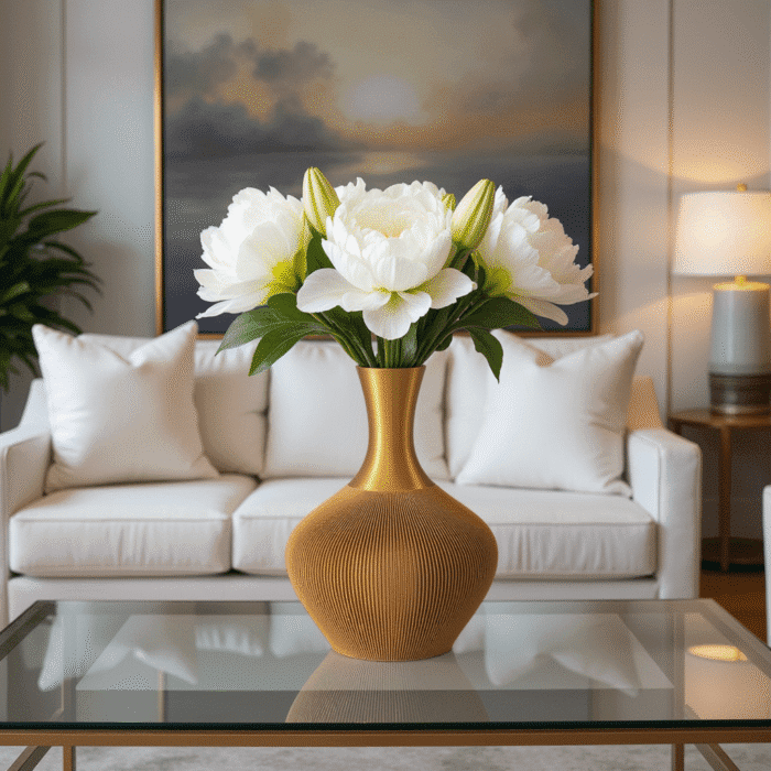 Chic Decorative Vase for Flower Arrangements - Modern Vase - Image 7