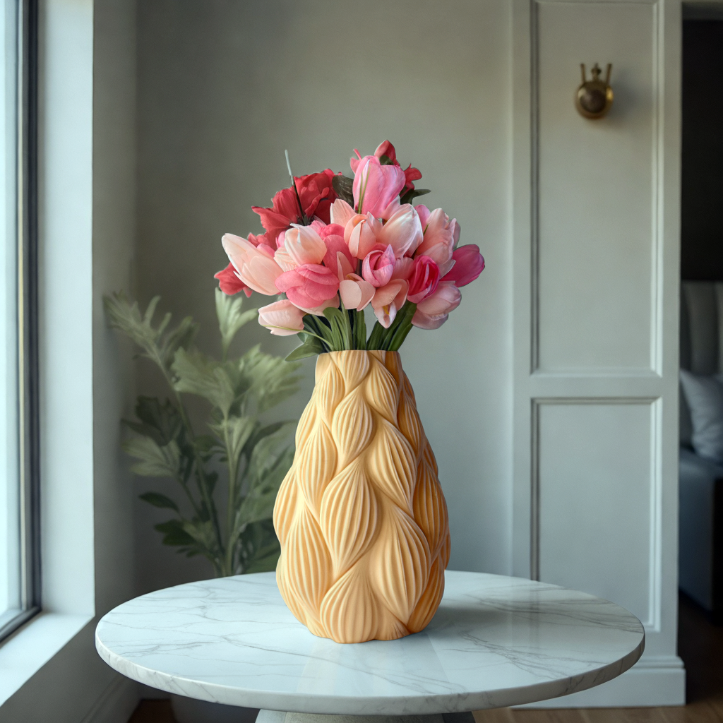 Ripple Vase – Minimalist Decorative Vase for Shelf & Table Centerpiece - Image 6