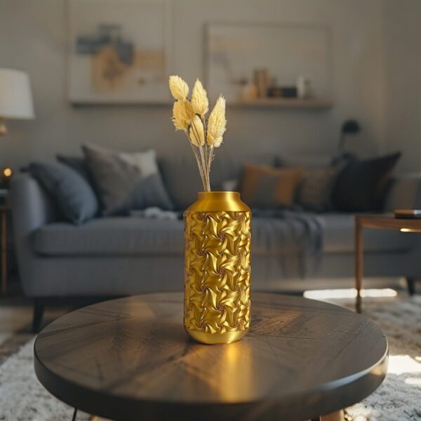 Origami Vase – Minimalist Decorative Vase for Shelf & Table Centerpiece