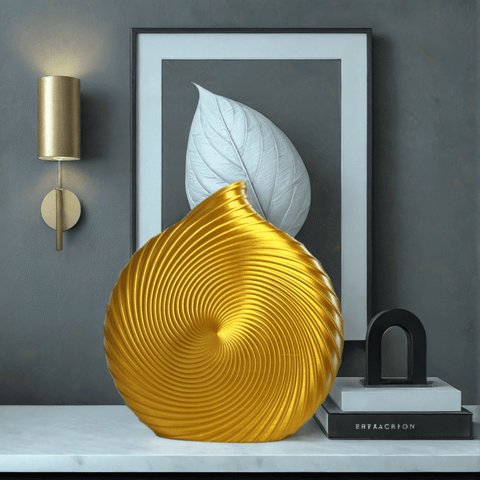 Swirl Vase – Modern Geometric Home Decor - Image 10