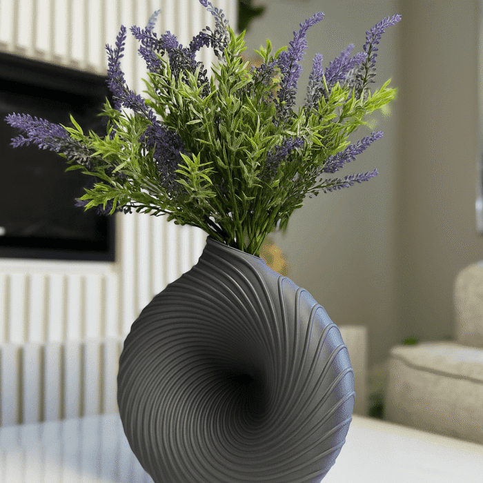 Swirl Vase – Modern Geometric Home Decor - Image 9