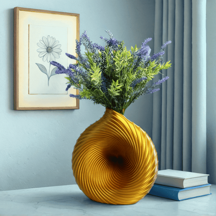 Swirl Vase – Modern Geometric Home Decor - Image 8