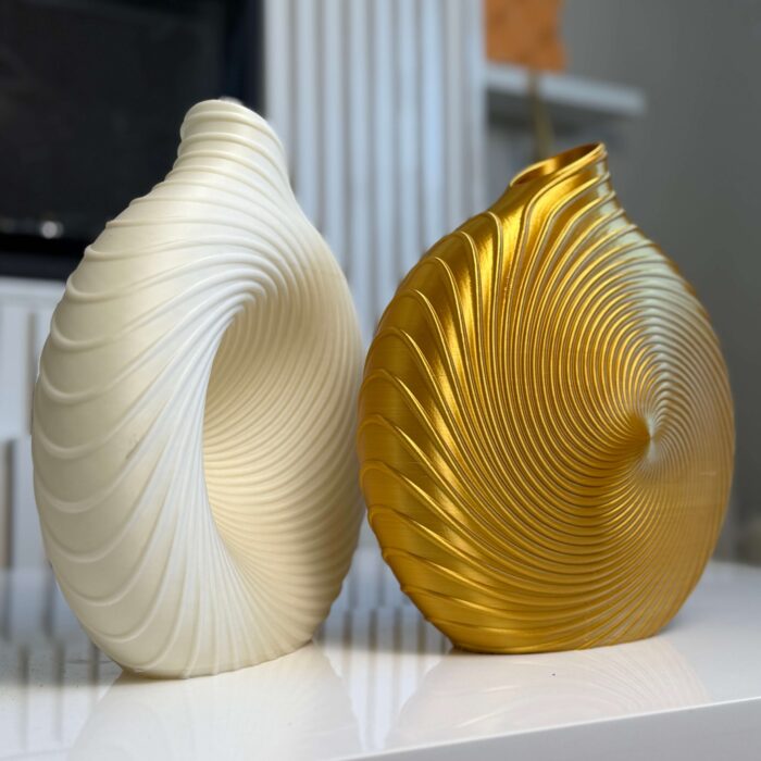Swirl Vase – Modern Geometric Home Decor - Image 5