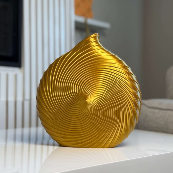 Swirl Vase – Modern Geometric Home Decor - Image 3