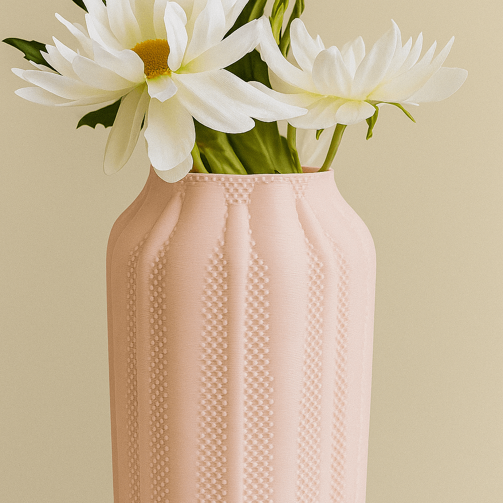 Textured Sage Column Vase – Minimalist Decorative Vase for Shelf & Table Centerpiece - Image 10