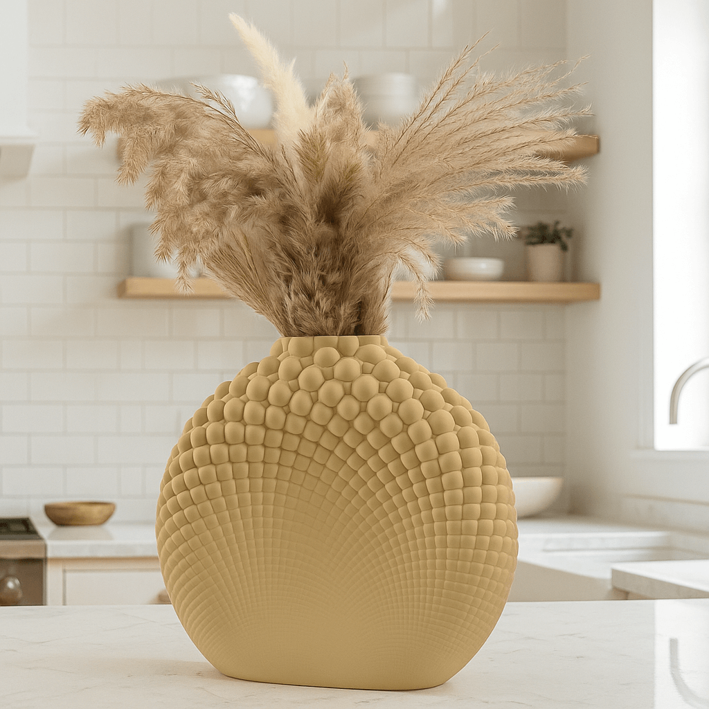 Shell-Inspired Vase – Modern Sculptural Decorative Vase for Entryway, Living Room & Table Styling - Image 3
