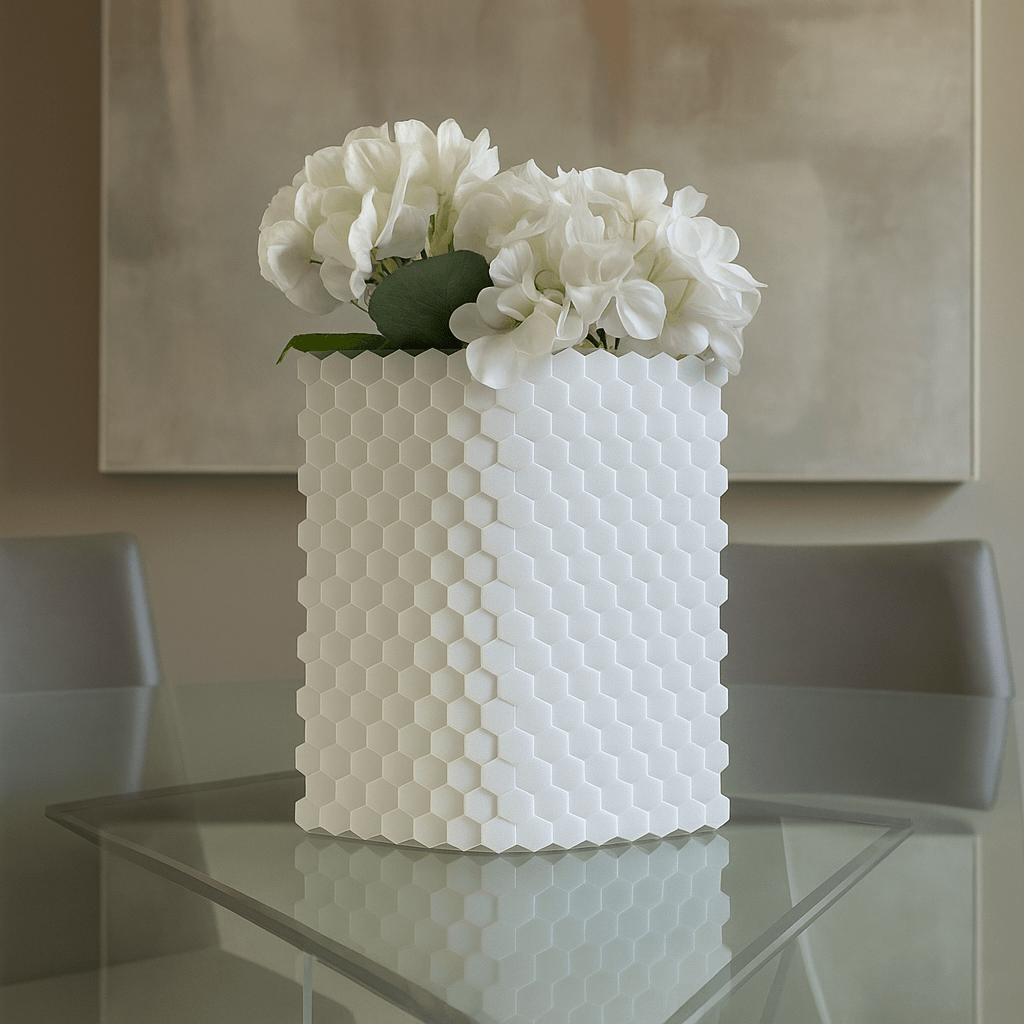 Lattice Flow Vase – 3D Printed Open-Weave Sculptural Vase for Modern Home Decor - Image 11