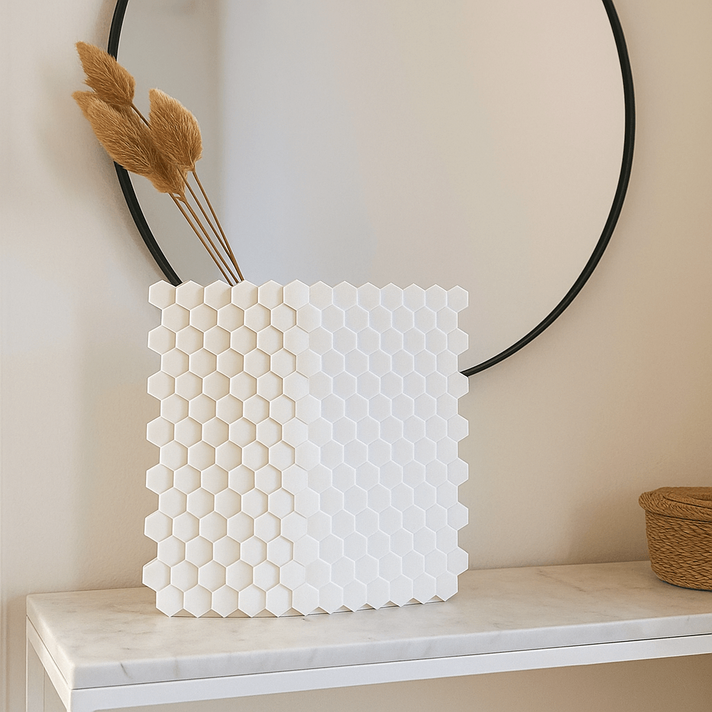 Lattice Flow Vase – 3D Printed Open-Weave Sculptural Vase for Modern Home Decor - Image 4