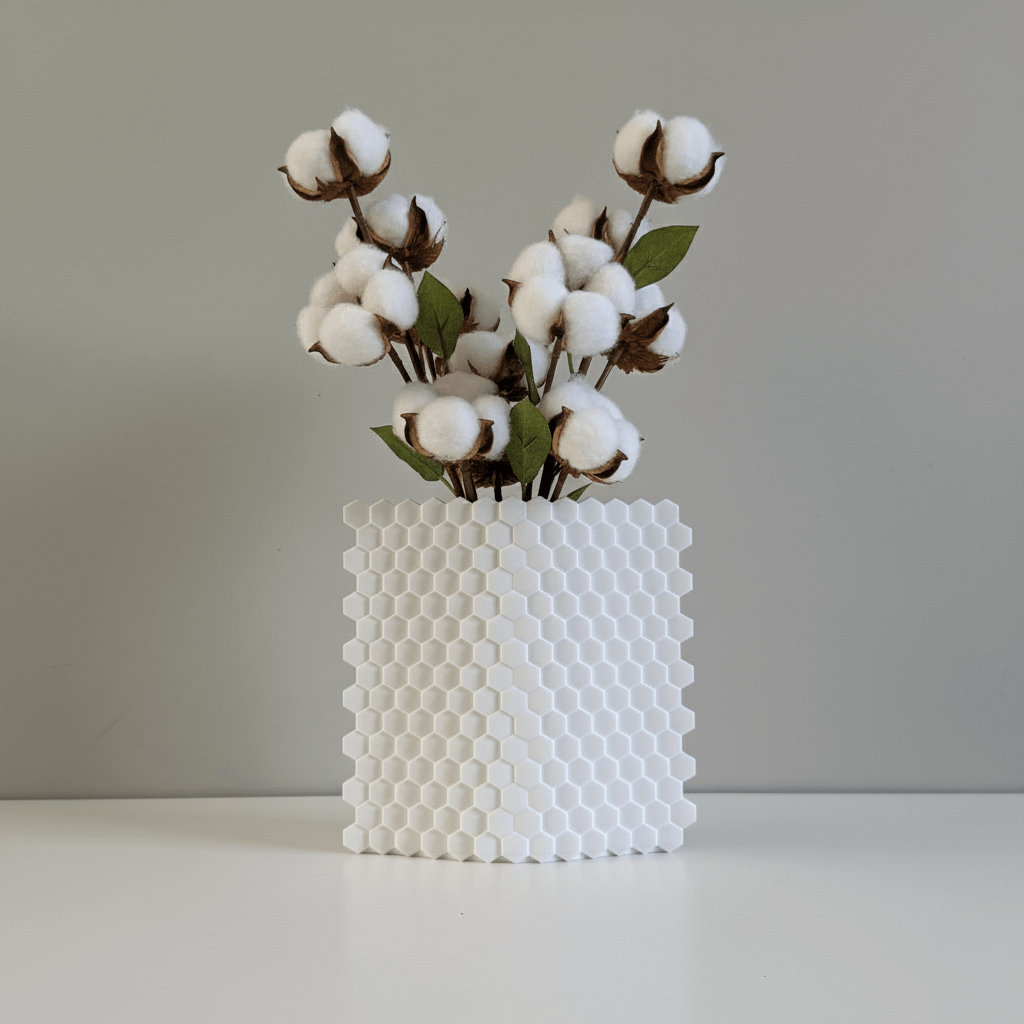 Lattice Flow Vase – 3D Printed Open-Weave Sculptural Vase for Modern Home Decor - Image 8