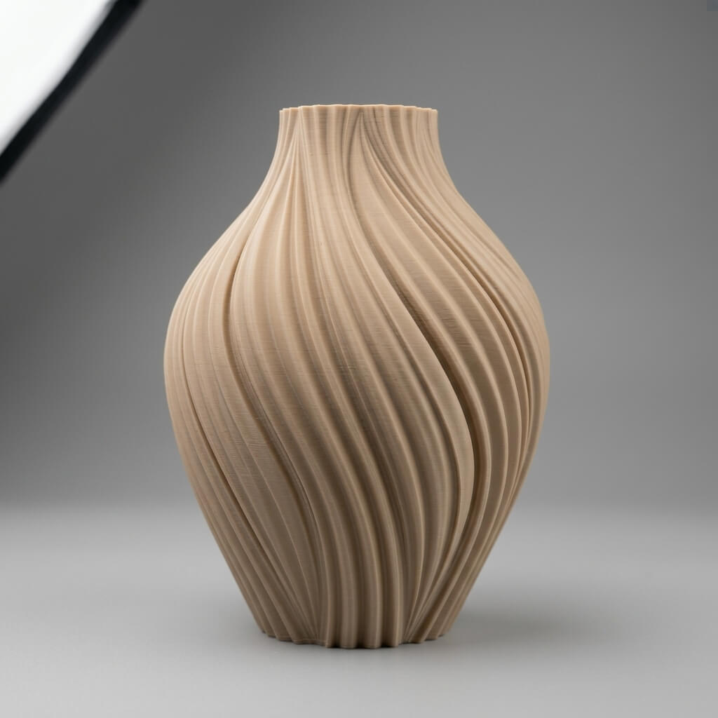 Ivory Drift Vase – Modern Spiral Textured Vase, Sculptural Decor, Minimalist Japandi Home Accent - Image 7