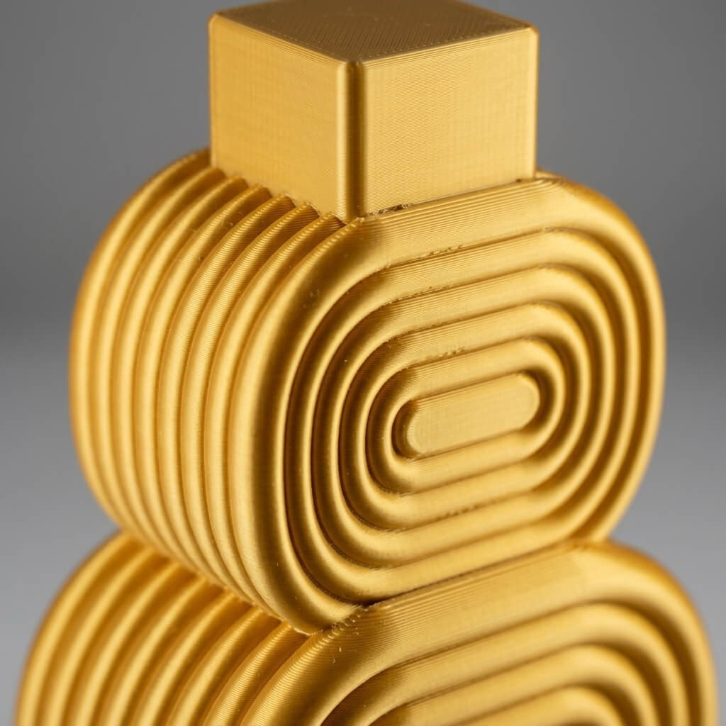 ORO Stack Vase – Sculptural Geometric Gold Statement Vase - Image 9